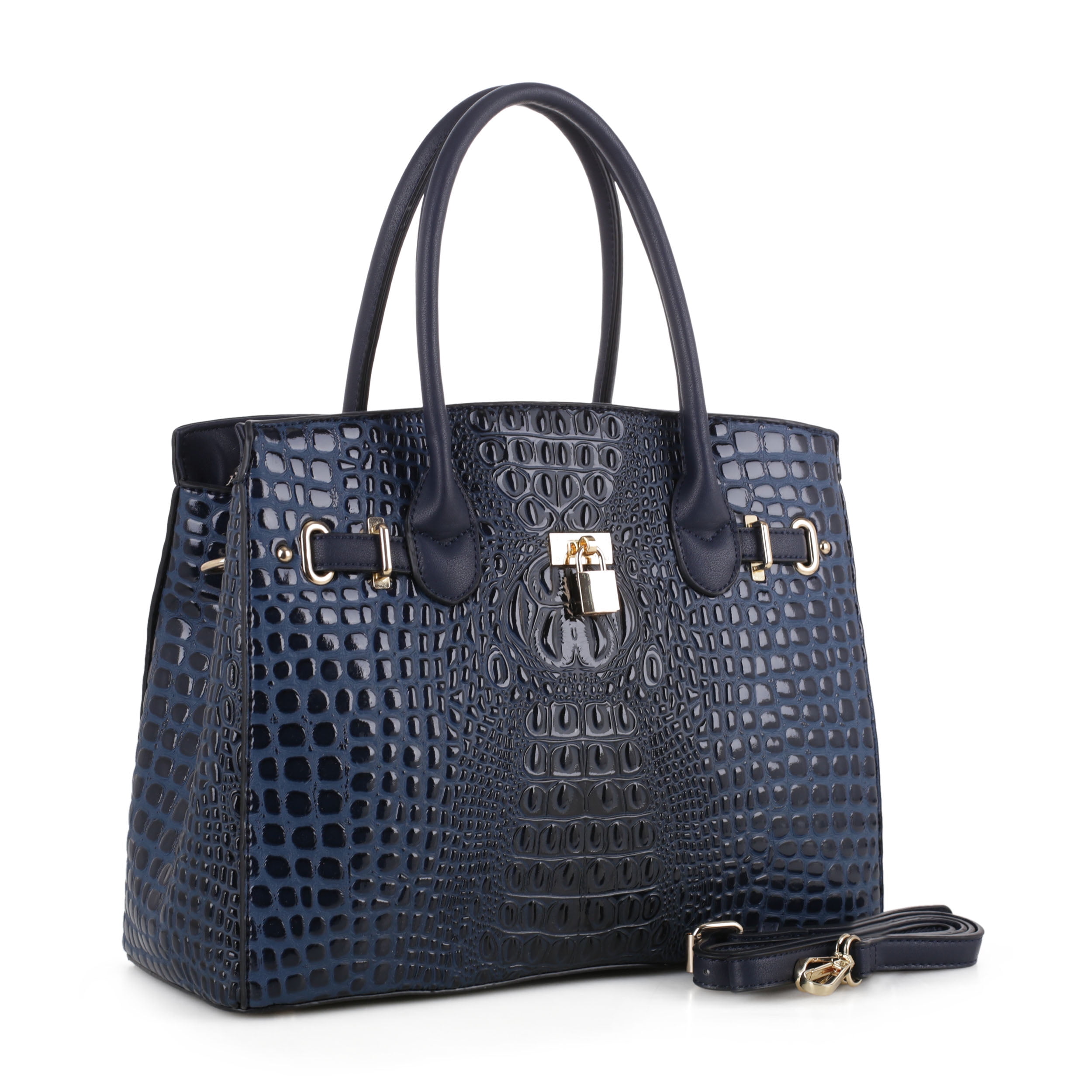 MKF Collection Melba Embossed Top Handle Satchel Bag by Mia K. Farrow