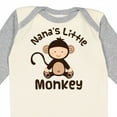 thumbnail image 4 of Inktastic Nana's Little Monkey Boys or Girls Long Sleeve Baby Bodysuit, 4 of 5