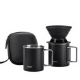 thumbnail image 1 of Vandroop - Juego de cafetera portátil de silicona plegable, perfecto para viajes, camping, hogar (ta, 1 of 7