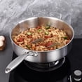 thumbnail image 7 of 5 Quarts Tri-Ply Stainless Steel Saute Pan wih Lid, 12 Inch Deep Frying Pan, Cooker,Induction Cooking Pan,Dishwasher and Oven Safe,Detachable Handle., 7 of 7