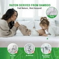 thumbnail image 2 of Gogreen Waterproof Mattress Protector King Size, Breathable Cooling Bed Mattress Cover with Deep Pocket Plastic Mattress Protector Fitted 6"-15"(Bamboo Terry, King 76"x80"), 2 of 13