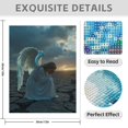 thumbnail image 3 of Diamond Art Kit for Adults, Ethereal Winged Figure Sunset Diamond Painting for Adults Beginners, DIY Diamond Art Painting Kits, 5D Diamond Painting Crafts for Home Decor 12x16 Frameless, 3 of 7