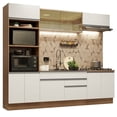 thumbnail image 1 of Cocina Integral 270cm Glamy Madesa 10 Marrón/Blanco, 1 of 5