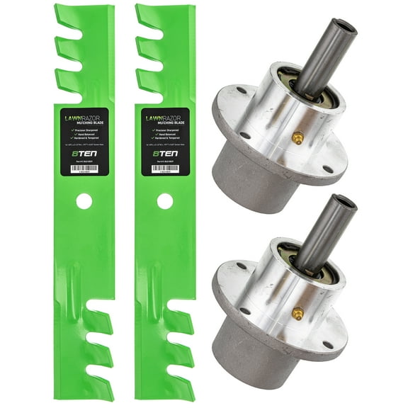 8TEN Spindle Toothed Blade Kit for Scag Wright Stander 32 954-60016 MK1014627