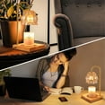 thumbnail image 3 of Nordic Hygge Electric Dimmable Candle Lamp Warmer with Timer, Christmas Birthday Gifts for Mom Women, 3 of 7