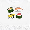 thumbnail image 4 of Inktastic Sushi with Faces Girls Toddler Dress, 4 of 5