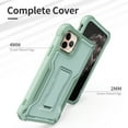 thumbnail image 2 of ExoGuard For iPhone 11 Pro Max Case, Phone Case with Screen Protector and Kickstand (Green), 2 of 7