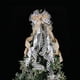 thumbnail image 4 of Adorno para árbol de Navidad con purpurina color champán, 30 cm de ancho, para árbol de Navidad (paquete de 3), 4 of 5