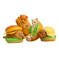thumbnail image 4 of 4 piezas figuras de perro hamburguesa Baoblaze Estatuilla de cachorro decoración de escritorio, 4 of 8