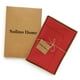 thumbnail image 4 of Servilletas Solino Home Classic Hemstitch de lino rojo, juego de 4, 4 of 5