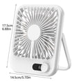 thumbnail image 2 of Portable USB Fans With Rechargeable Battery Wall And Stand Fan Super Silent Technology Ideal For Home And Outdoors USB Type C Compatible Fan Model SK 101, 2 of 7