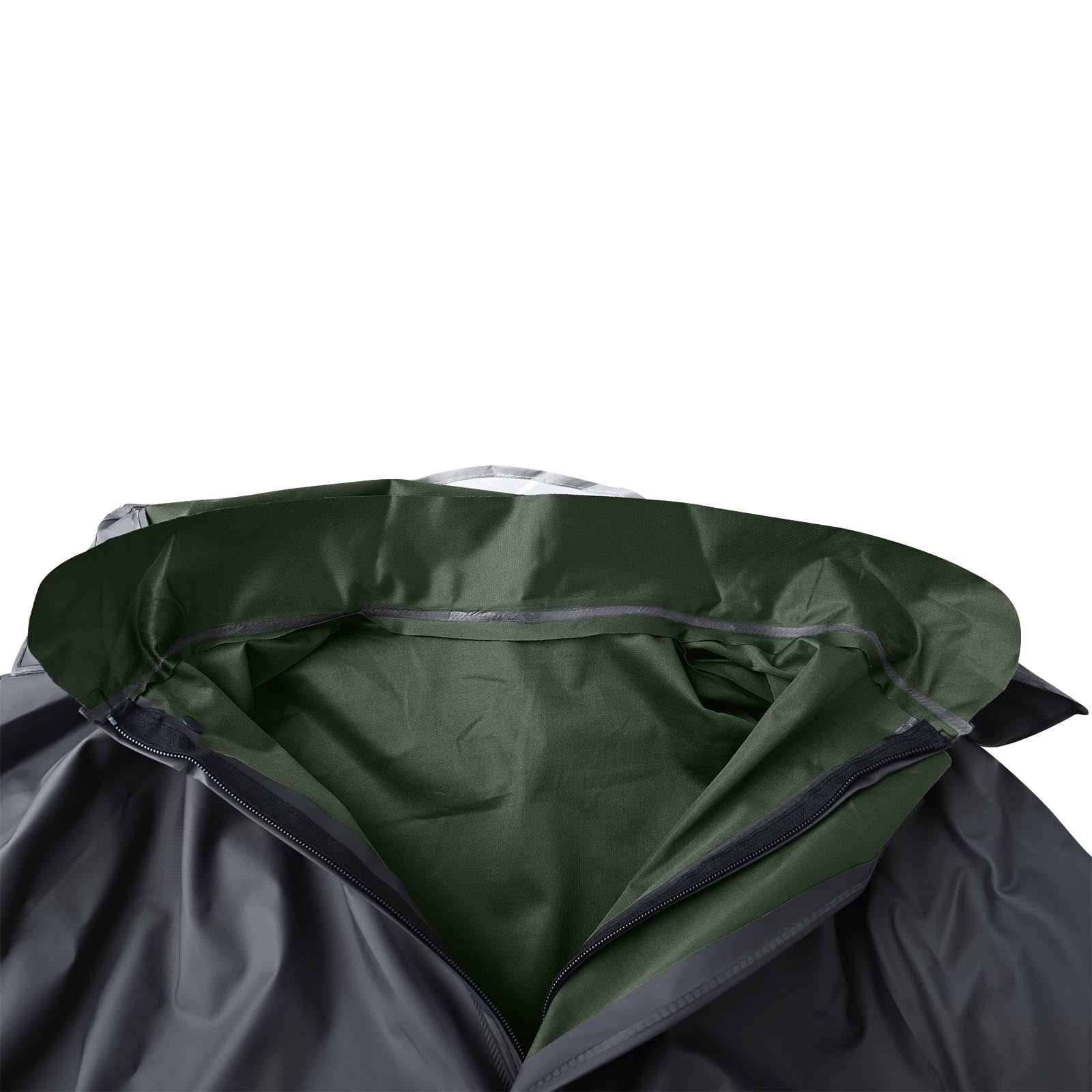 KeShDi Long Safety Rain Coats with Air Vents Reflective Stripes Hooded Raincoats Poncho Rainwear for Waterproof Work Rainstorm Proof PVC Hiking Raincoat Reflective Strip Navy 3X