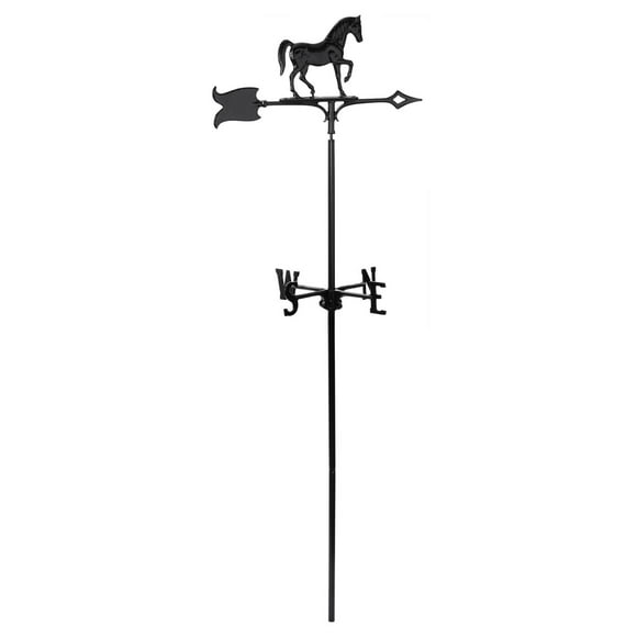 Klassen Bronze Girouette pour Jardin Cheval, Noir
