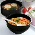 Ggdda Big Deals! Bamboo Fiber Multifunctional Instant Noodle Bowl Set