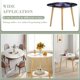 thumbnail image 3 of Blue Beetle-theme Fitted Round Tablecloths Elastic Edged Table Covers Waterproof Table Cloth for Kitchen Holiday Party Tables Decor 150cm, 3 of 6
