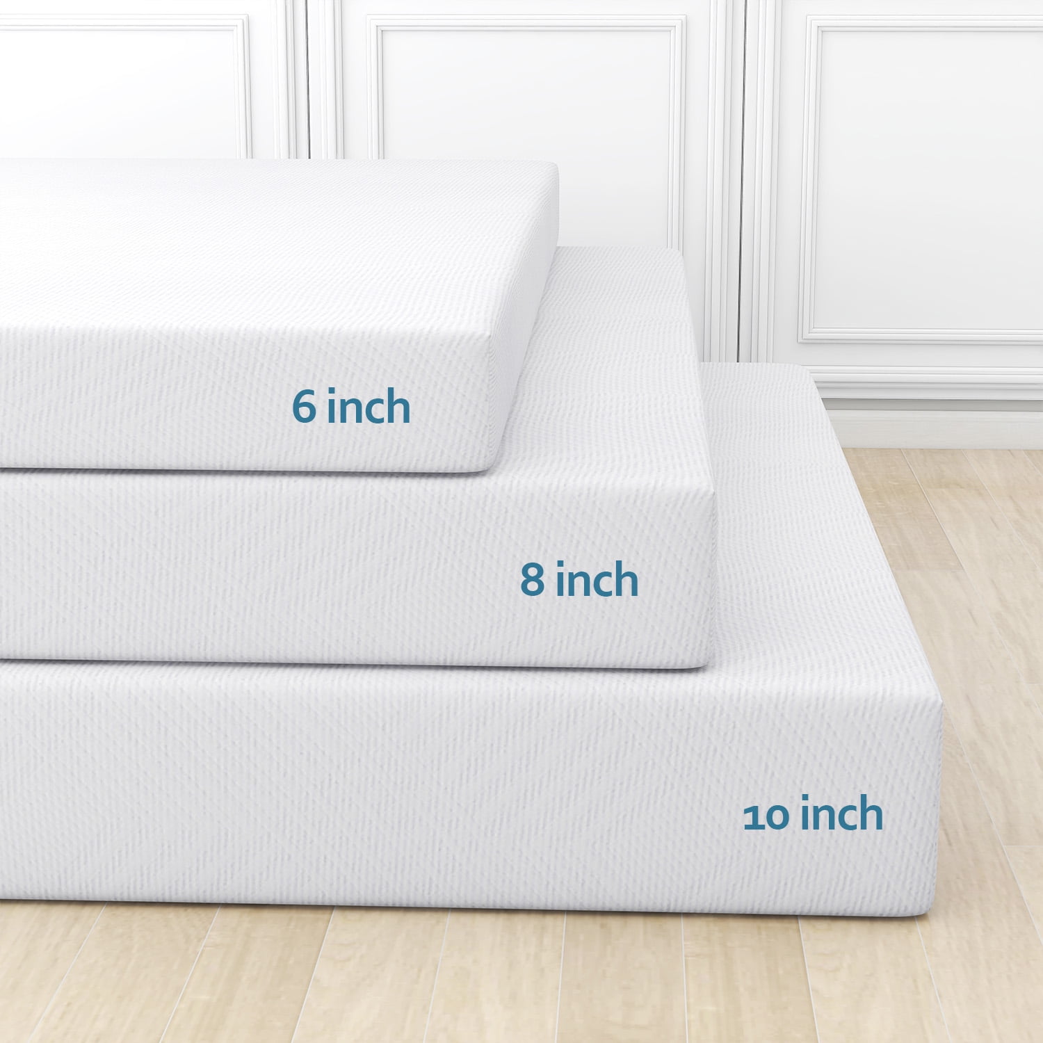 8 Inch Queen Cooling Gel Memory Foam Mattress Medium Firm, Hypoallergenic  Mattress, Non-Toxic, CertiPUR-US Certified, Washable Cover – Plank+Beam
