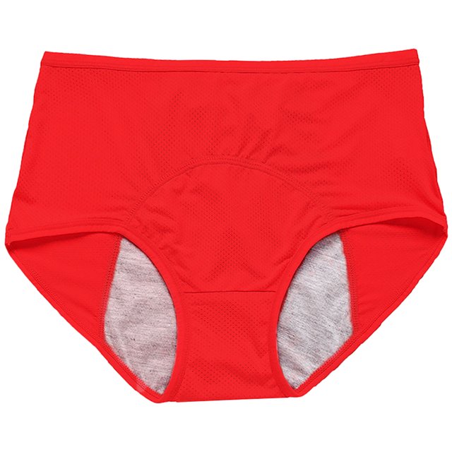 B91xZ sous-Vêtements pour Femmes Coton Mignon Bikini Taille Basse Culottes, Rouge TTG