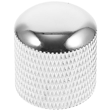 Professional Guitar Volume Knobs for Electric Bass with Durable Zinc Alloy Material Silver Color 1