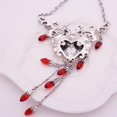 thumbnail image 5 of Gothic Style Red Heart Pendants Necklace For Women Men Party Punk Jewellery---Product code 48666, 5 of 5