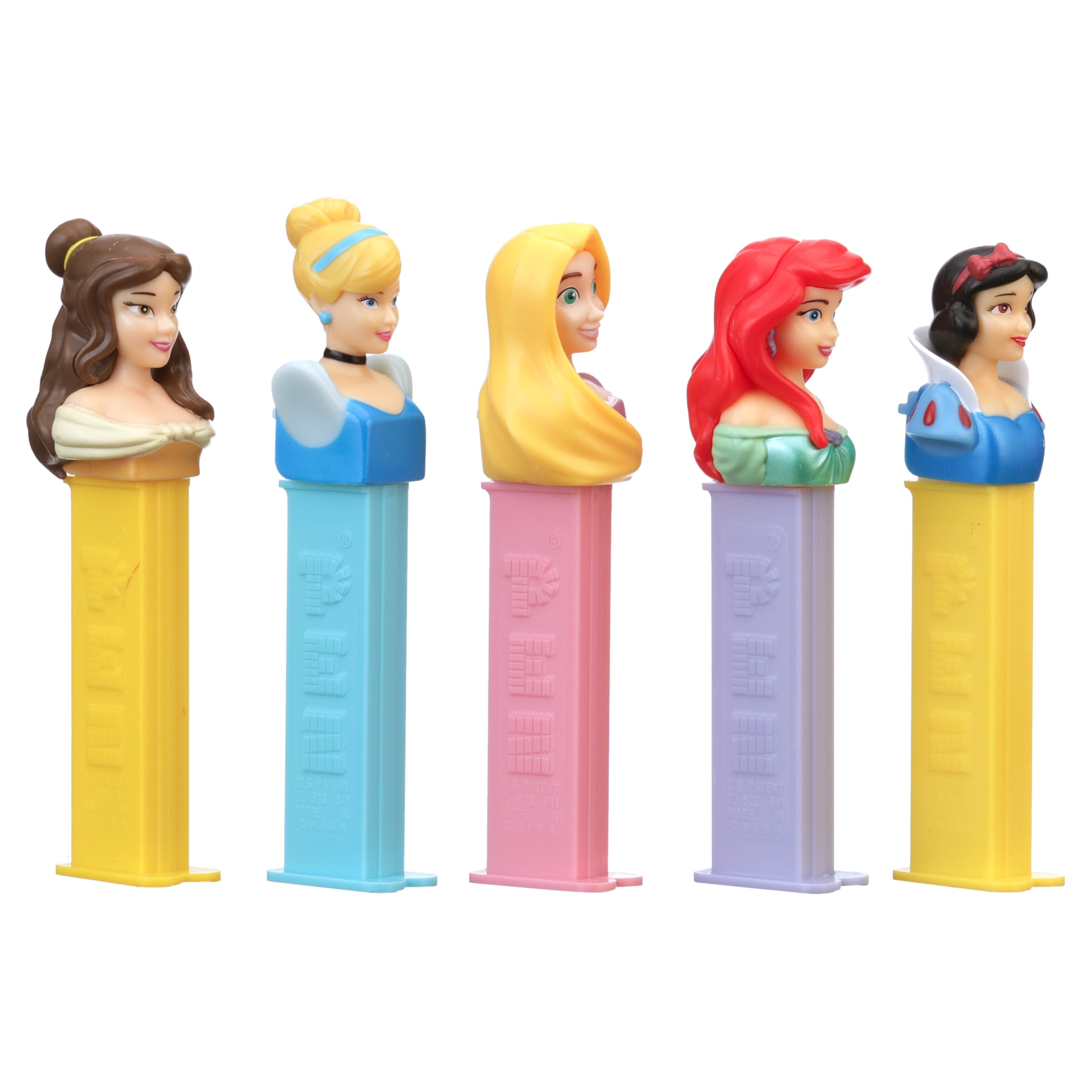 Brand New Sealed UP-K Set of 2 PEZ Disney Princess Candy Dispensers w/ Candy 