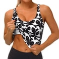 thumbnail image 3 of Balery Panda Sujetadores deportivos con espalda cruzada para mujer, acolchados, sin costuras, de alto impacto, ideales para yoga, gimnasio, entrenamiento y fitness.-Small, 3 of 8