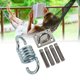 thumbnail image 5 of Kit De Suspensión De Hamaca, Kit De Suspensión De Techo Estable A Prueba De óxido Con Hebilla De Puerta Cuadrada Para Deportes De Interior OTVIAP Hammock Hanging Kit, 5 of 8