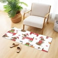 thumbnail image 2 of GZHJMY Cartoon Christmas Dog Bathroom Rugs Bath Mat 39 x 20 Inch Non-Slip Extra Soft and Absorbent Shaggy Bath Carpet for Tub, Shower, Bathroom Carpet Runner, 2 of 7
