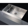 thumbnail image 3 of anzzi elysian stainless steel 36'' x 21'' farmhouse kitchen sink with faucet, 3 of 5