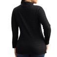 thumbnail image 2 of EFINNY Women's Long Sleeve Turtleneck Casual Tunic Solid Color T-shirt Bottom Blouse, 2 of 4