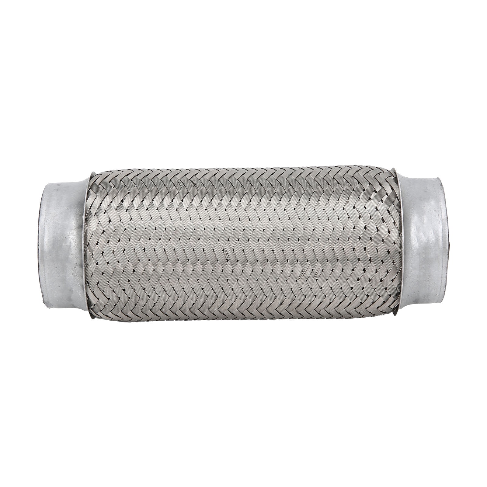 Soufflet D'Échappement Universel Inox 2,5" X 4" - Absorption Vibrations Et Bruit - Soudage Direct