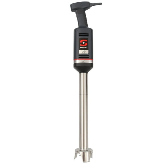Sammic XM-33V Immersion Stick Blender, Commercial Handheld Food Blender, 63 Qt Capacity, Variable Speed, 16.54" Dishwasher Safe Stainless Steel Arm with 3.6" Bell, Wall Mount, Ergonomic Grip
