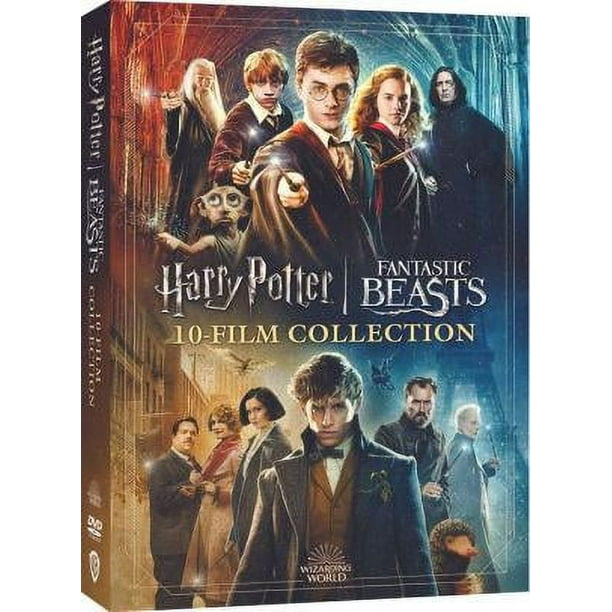 Collection de Films Wizarding W-o-r-l-d 10 – H-A-R-R-Y P-O-T-T-E-R et Bêtes Fantastiques sur DVD – en Anglais Uniquement
