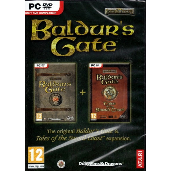 Baldurs Gate (2 PC Games) - includes the original Baldur's Gate along with Tales of the Sword Coast expansion