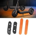 thumbnail image 2 of YAAQII for Ninebot F Series Electric Scooter Front Fork Cover and Reflective Sticker Set for F20 F25 F30 F40 Models, Black and Orange Plastic Decoration Accessory, 10*2.9cm (Cover+Sticker), 2 of 5