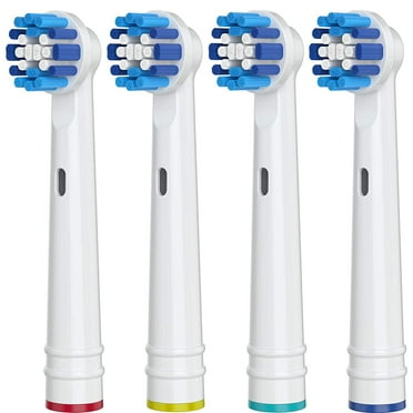 Replacement Toothbrush Heads for Oral-B, 4 Pack Replacement Heads Compatible with Oral B Braun Electric Toothbrush, Oral-B 7000/Pro 1000/9600/500/3000/8000