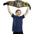 thumbnail image 2 of WWE Championship Showdown WWE Championship, Role-Play Title Belt with Metallic Sideplates, 2 of 6