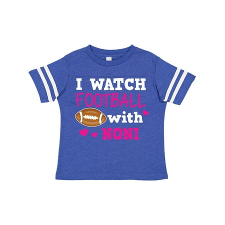 

Inktastic I Watch Football with My Noni Gift Toddler Toddler Girl T-Shirt