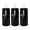 Black, variant on Portable Foldable Water Bag 480ml Food Grade Silicone Leak Proof Collapsible Water Pouch With Carabiner for Hiking Cycling Gym Travel