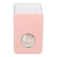 thumbnail image 4 of Fácil instalación, exprime la pasta de dientes sin esfuerzo para baños, uso doméstico, dispensador automático de pasta de dientes de pared de color rosa, 4 of 8
