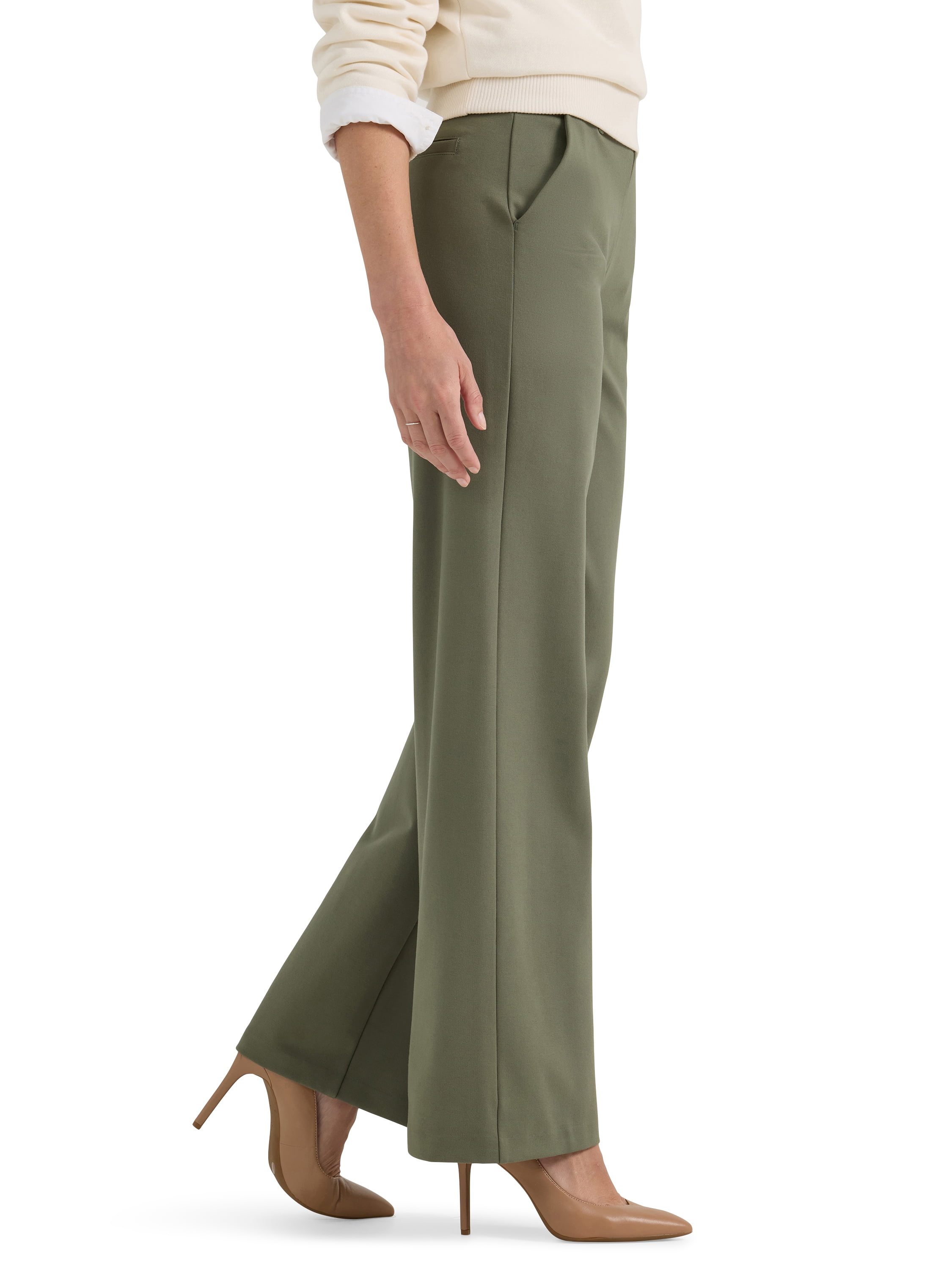 Lee Women's Ultra Lux Comfort Any Wear Wide Leg Pant