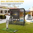 thumbnail image 2 of Red de golpeo para golf Shopsource de 7 x 7 pies con marco de acero para golf, 2 of 7