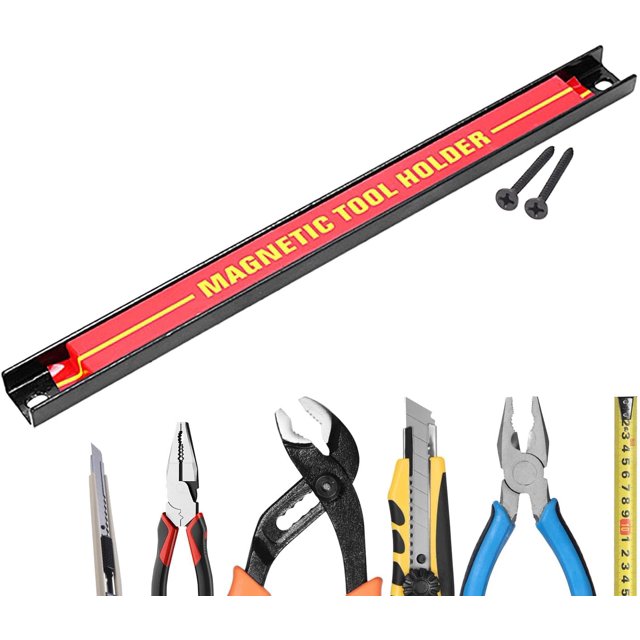 Support d'Outils Magnétique Robuste Grande Capacité Support Mural pour Garage & Atelier Organisateur d'Outils en Métal Gain de Place pour Réparation Automobile & Maison