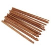 12 Size Bamboo Handle Crochet Hook Knit Yarn Craft Knitting Needle Set New