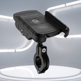 thumbnail image 3 of Soporte de montaje para motocicleta Likrtyny a prueba de agua para teléfonos inteligentes de 4,5 a 7 pulgadas negro, 3 of 5