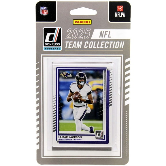 2025 Donruss Factory Sealed Team Set Ravens Lamar Jackson Derrick Henry