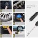 thumbnail image 4 of Compresor de aire portátil, inflador eléctrico, inflador de neumáticos para coche, minicompresor de aire portátil de 12 V, bomba para coche y bicicleta con manómetro., 4 of 5