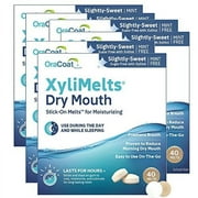 Oracoat Xylimelts Oral adhering Discs, Slightly Sweet, 240 Count (Pack of 6)