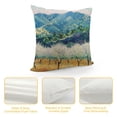 thumbnail image 4 of Orinice Trees Mountains Field Graphic Decorative Throw Pillow Cover for Home Couch Living Room Bed Sofa Zipper Closure 20x20in, 4 of 5