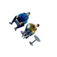 thumbnail image 4 of QualitChoice 1/64 Scale Miniature Figure DIY Project Desktop Ornament Afternoon Tea Scene, 4 of 6