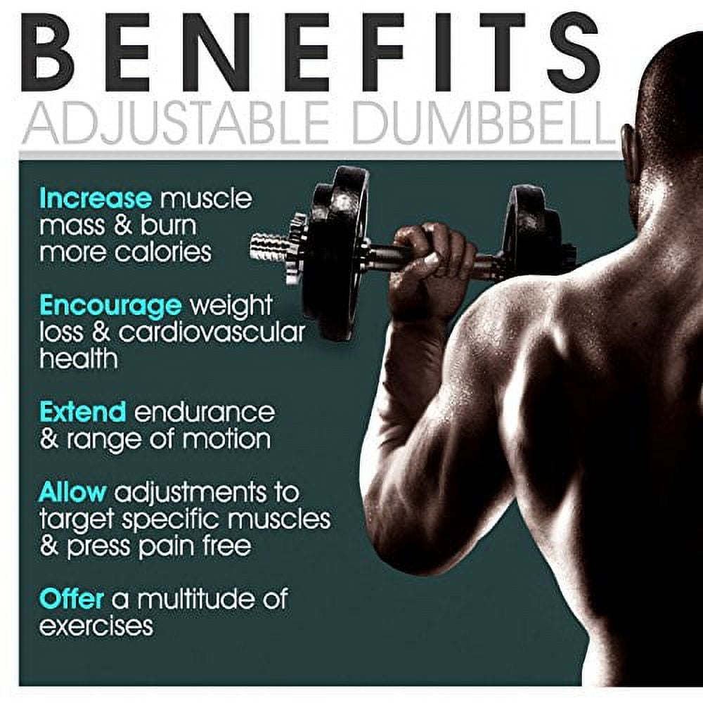 Yes4All Adjustable Dumbbell 40.00 lbs